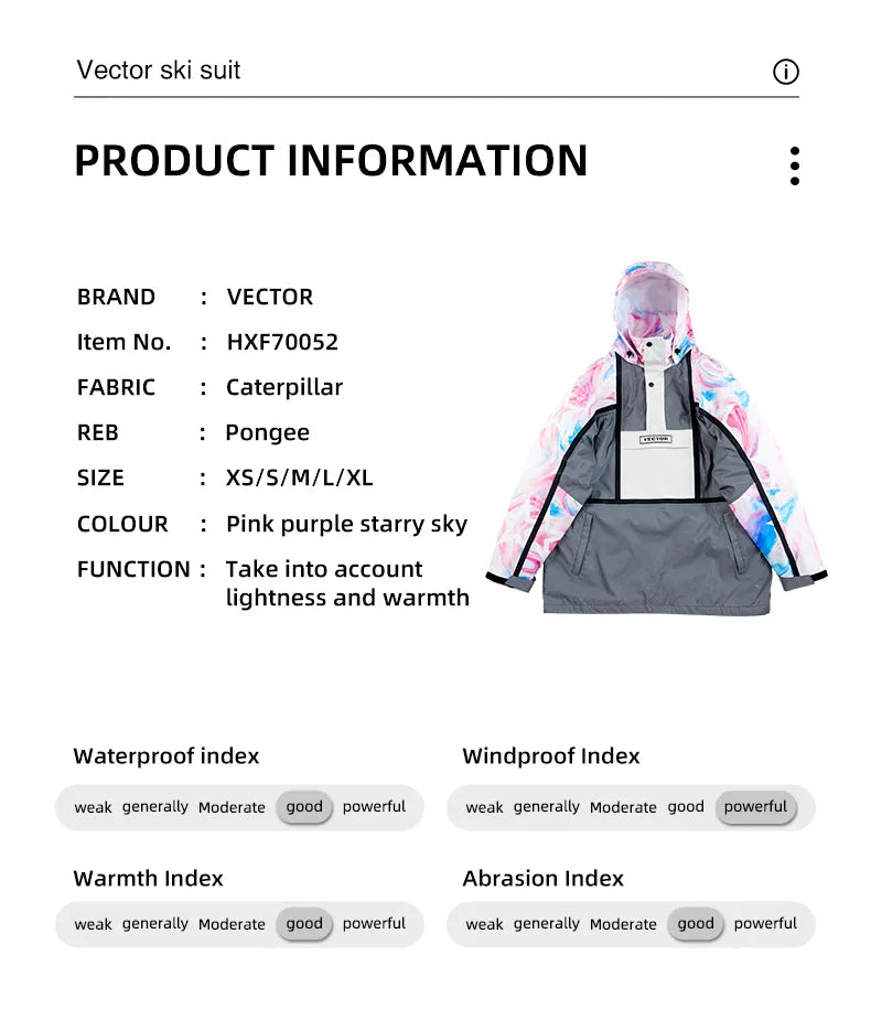 VECTOR Waterproof Ski Hoodie